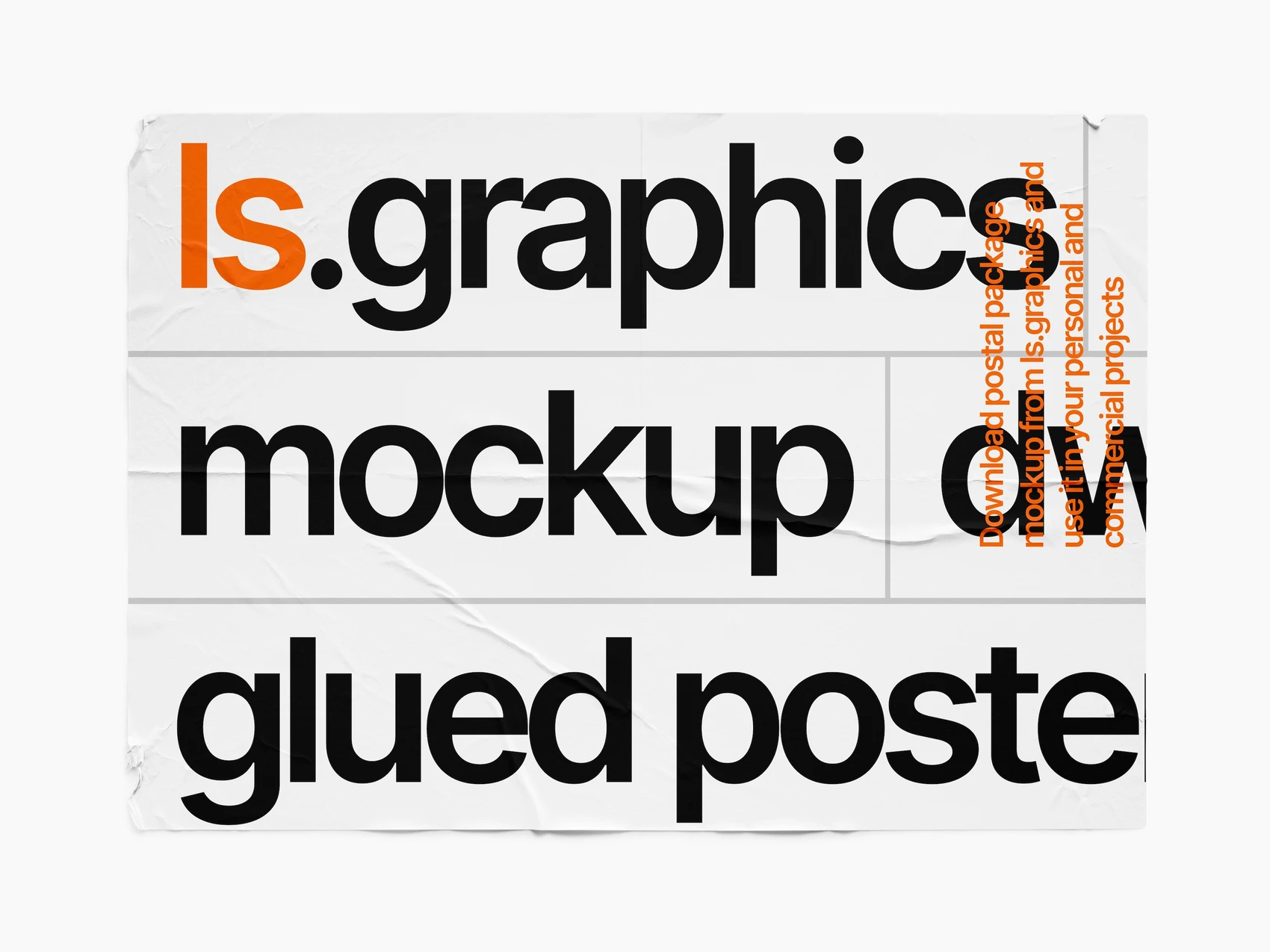 Glued Paper Mockup, EU, Simple, 9 1