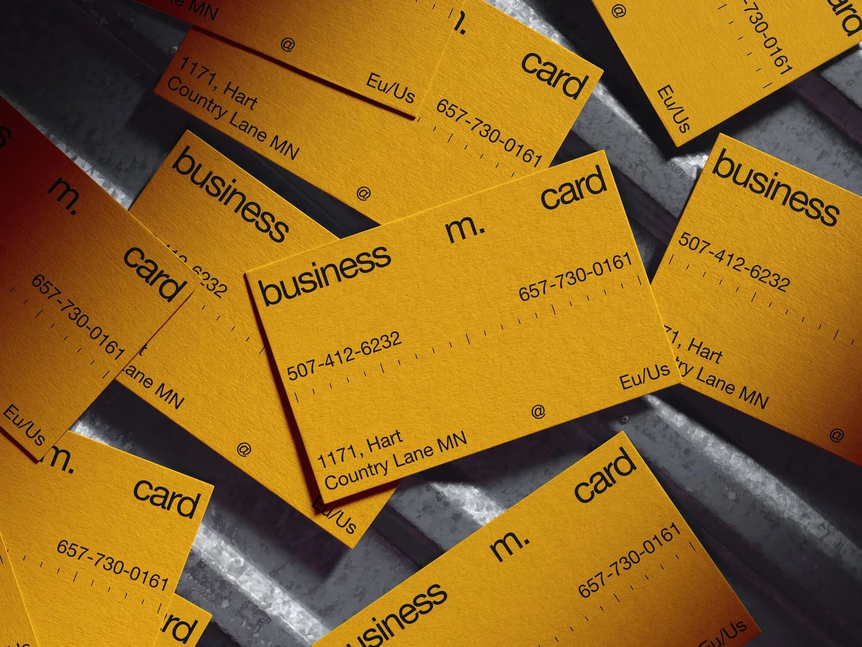 Ayon, Business Card Mockups, EU, 03 1
