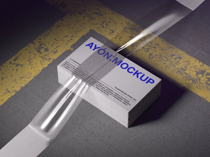 Ayon, Business Card Mockup, US, 09