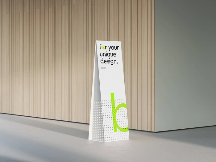 Standing Banner Mockup, Environment, 07