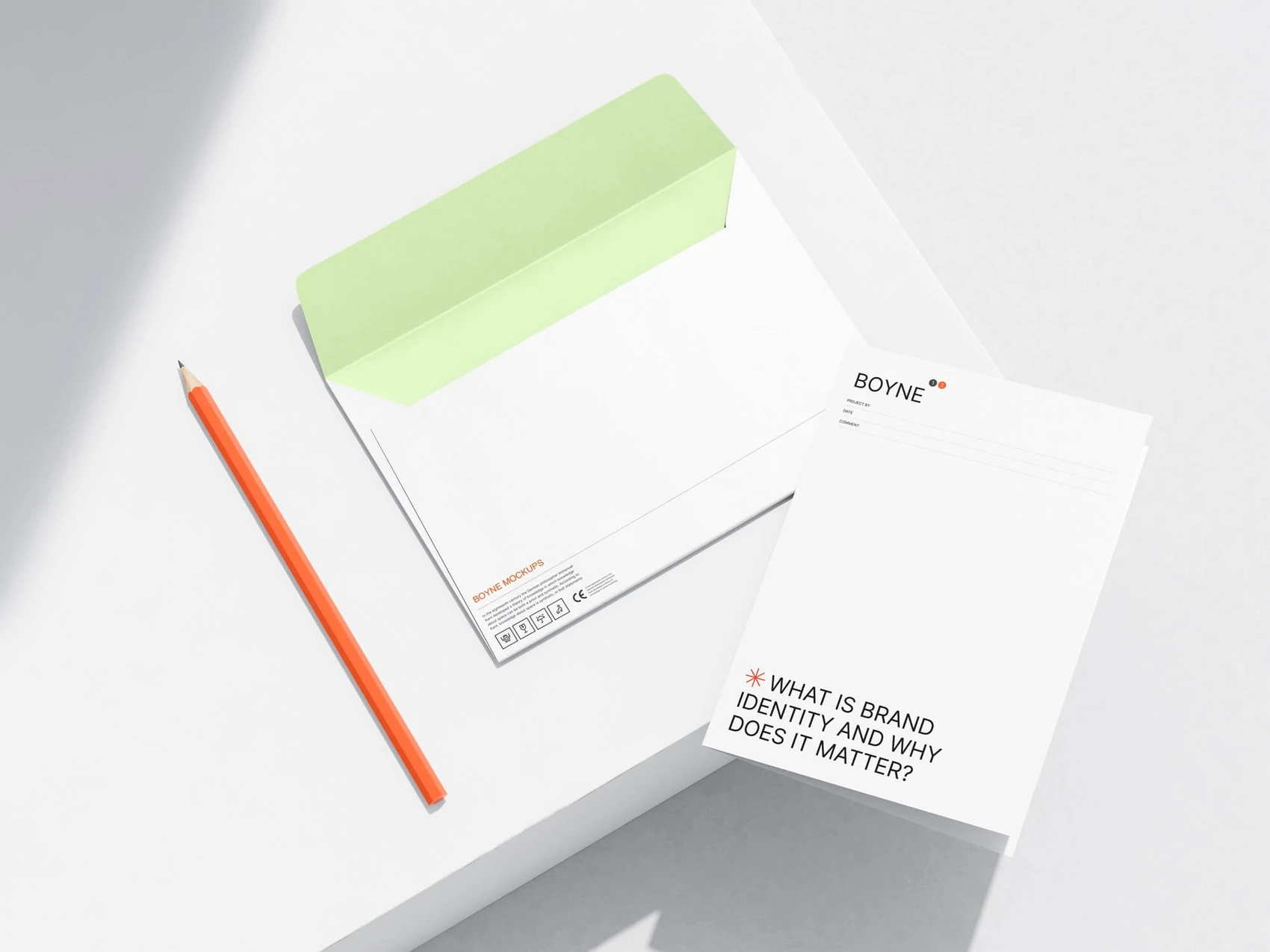 Boyne, Simple and Flawless Print Mockups, EU, 04 1