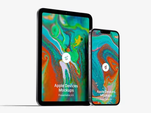 Apple Mockups Bundle, Realistic, 14