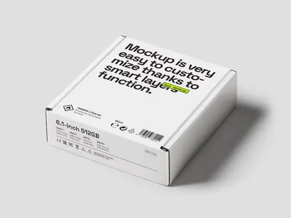 Box Mockup, Scene 01