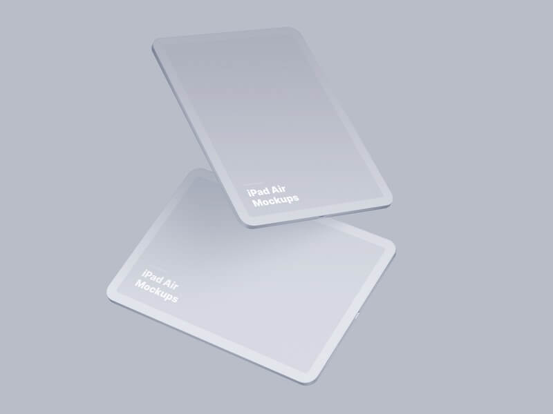 iPad Air (2020) Clay Mockups, 10