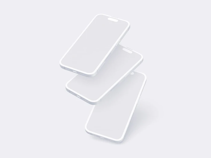 iPhone 14 Pro Clay Mockup, 08