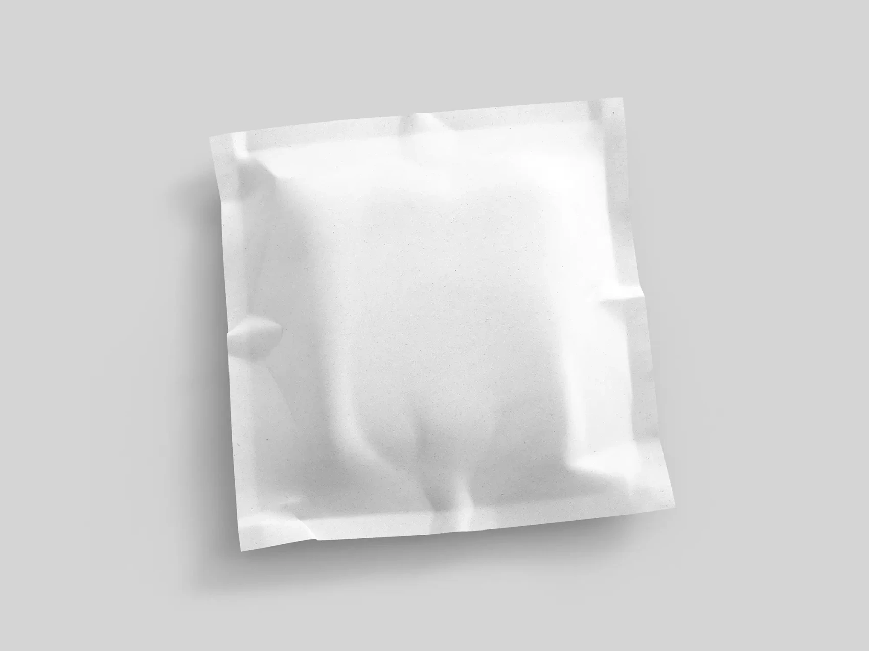 Square Pouch Realistic 3D Mockup 2