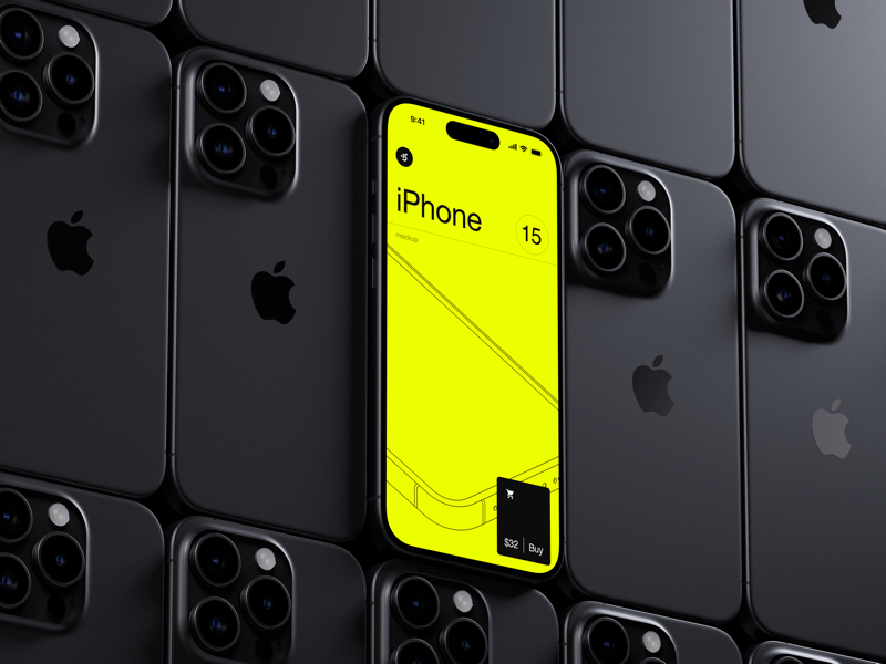 J-Mockups: iPhone 15 Pro, 07