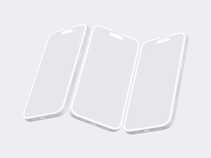 iPhone 14 Pro Clay Mockup, 13