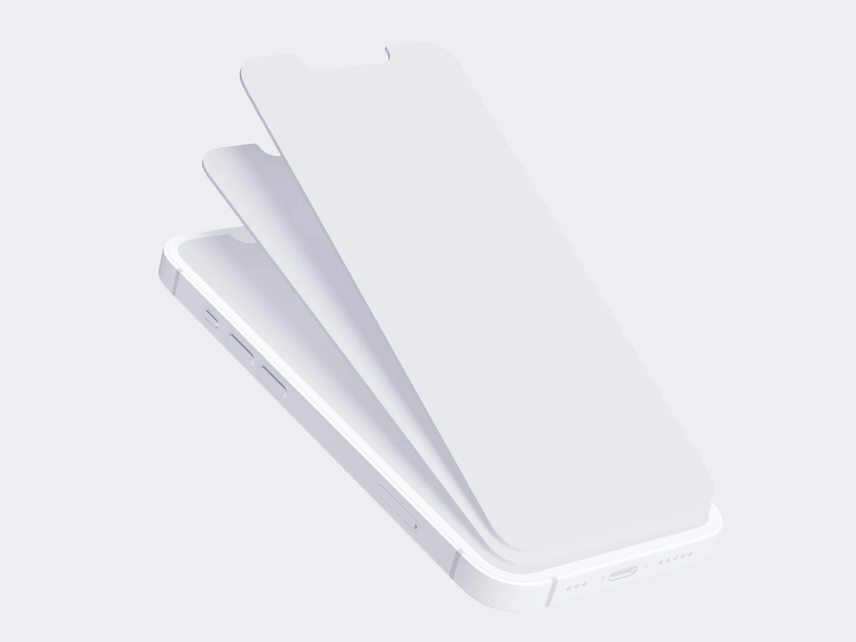 iPhone 13 Clay Mockups, 09 1