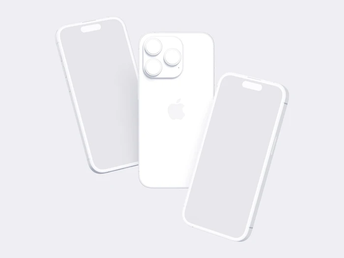 iPhone 14 Pro Clay Mockup, 17