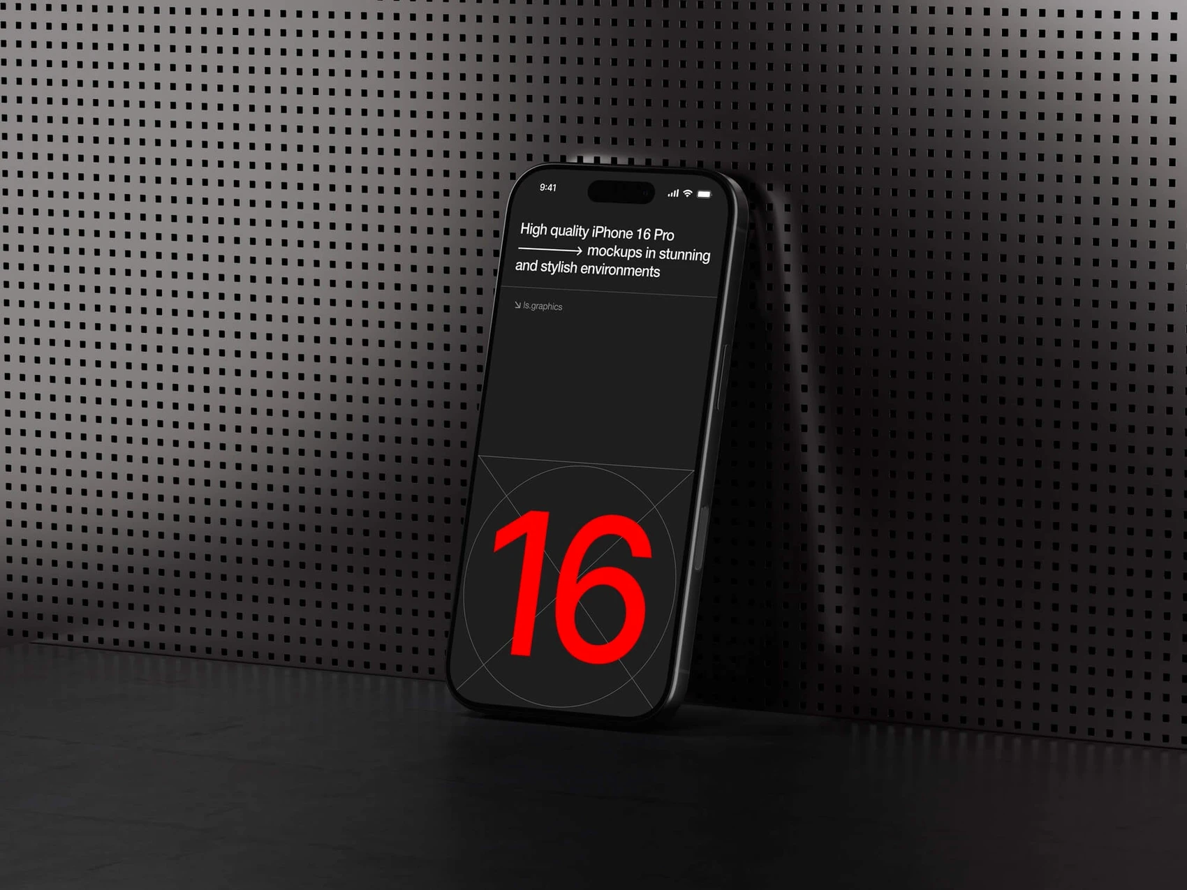 U-Mockups: iPhone 16 Pro, Scene 13 1