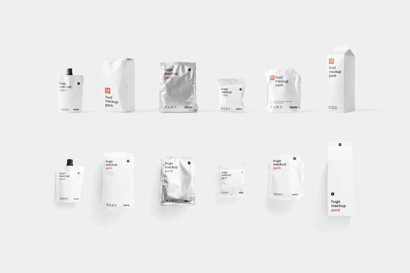Food Packages Mockups 1