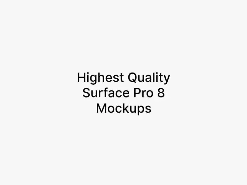 Surface Pro 8 Mockups 2