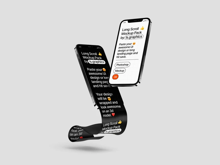 Long Scroll Mockups, 17
