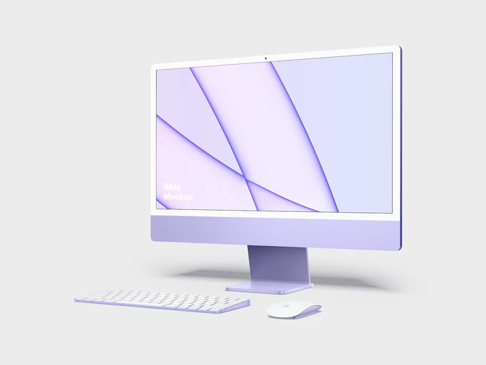 iMac 24-inch Mockups, 06