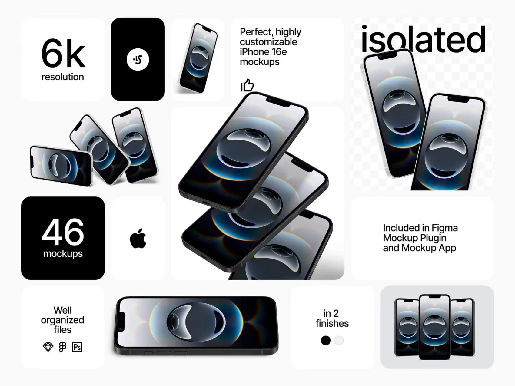 iPhone 16e Mockups 2