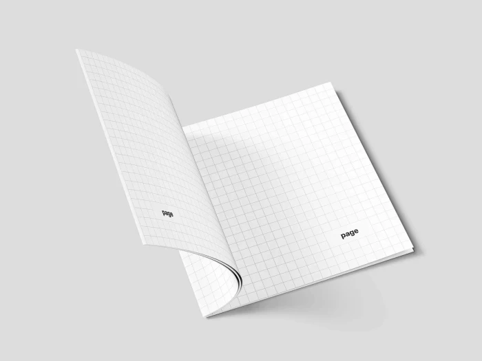 Classic Opened Magazine Mockup