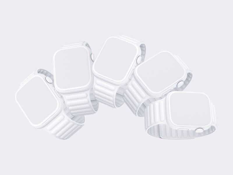 Watch Series 7 Clay Mockups, 09