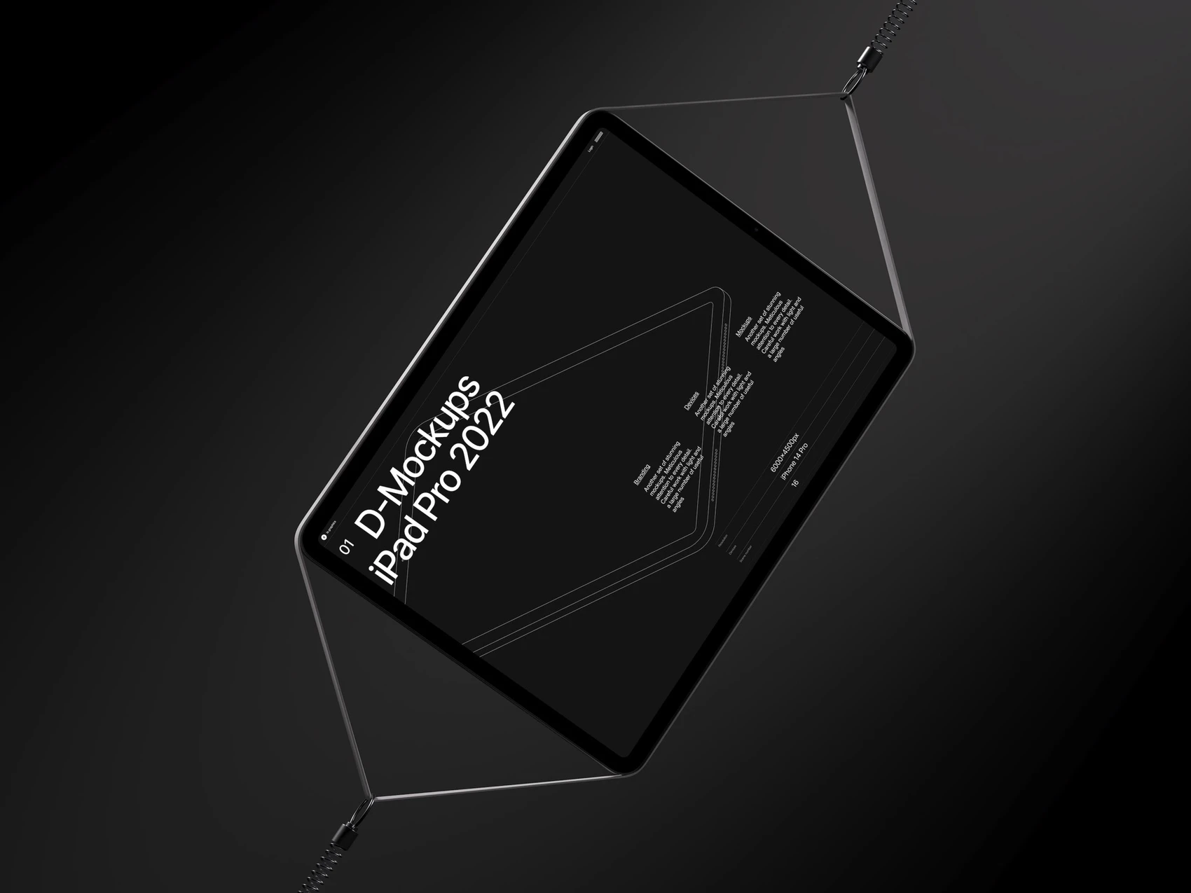 D-Mockups: iPad Pro, 13 1