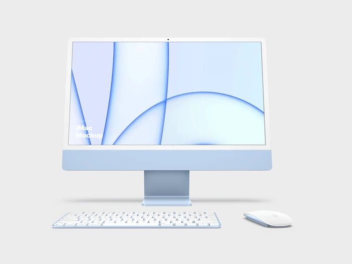 iMac 24-inch Mockups, 03