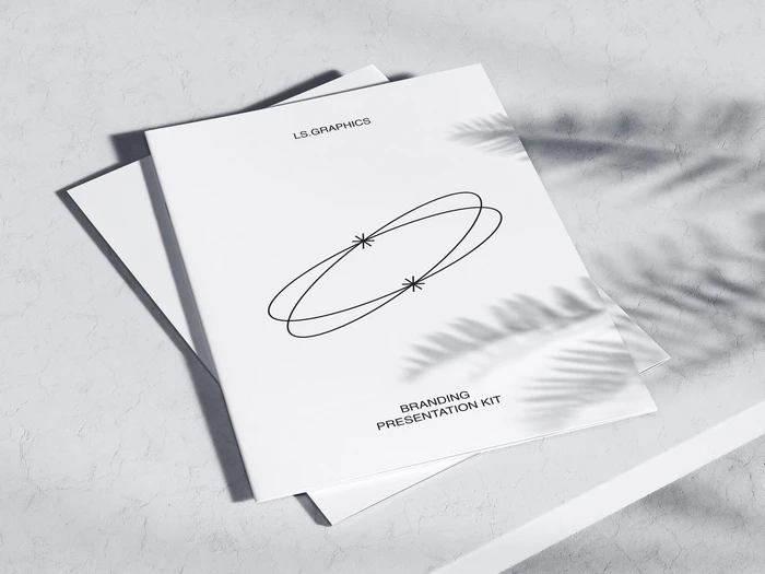 Qubus, Stylish Brochure Mockup, EU, 13