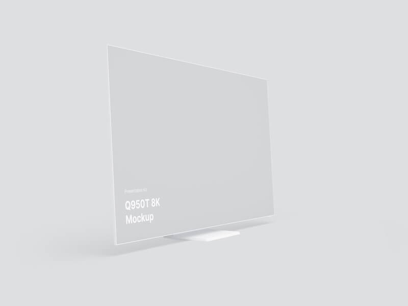 Samsung TV Clay Mockups (Q950T 8K), 08