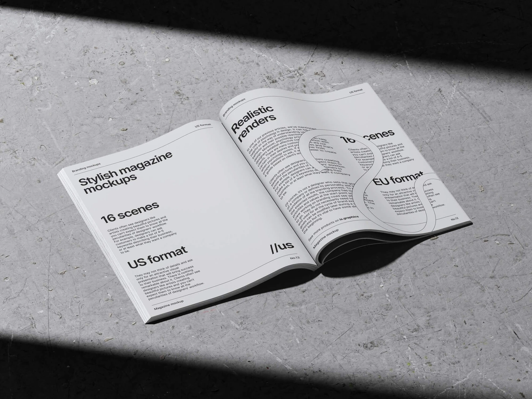 Bode, Magazine Mockup, US, 01 1