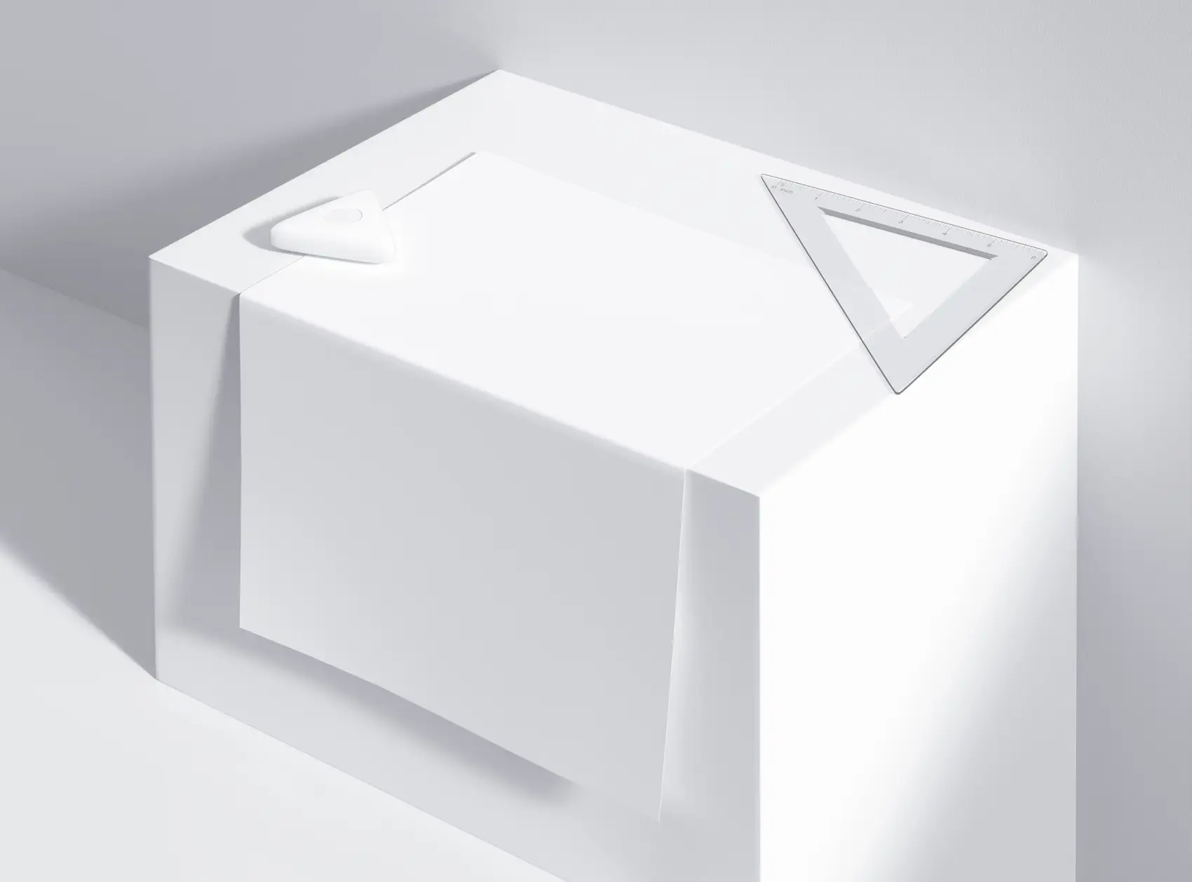 Free Folded Paper Mockup 2