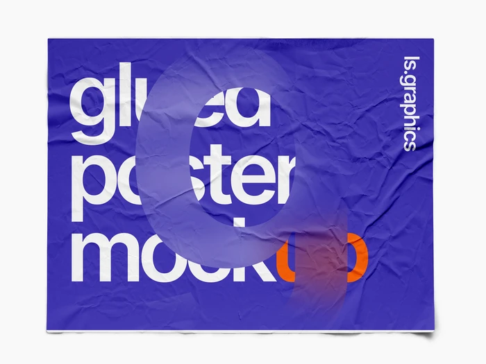 Glued Paper Mockup, US, Simple, 7