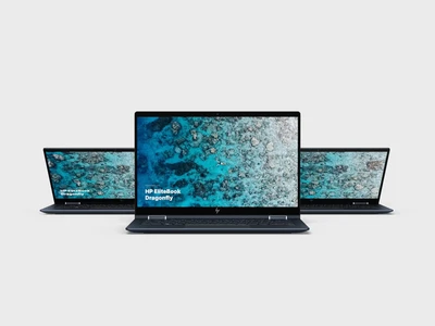 HP Elitebook Dragonfly Mockups