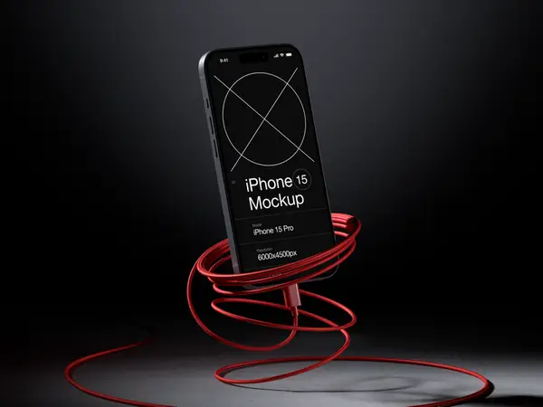 J-Mockups: iPhone 15 Pro, 03