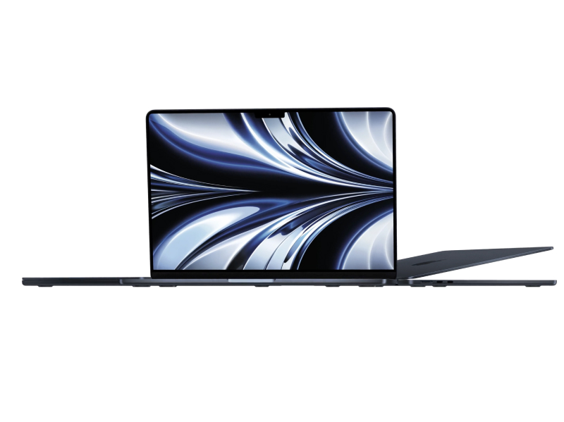 MacBook Air M2 Looped, Animated Mockup, 01