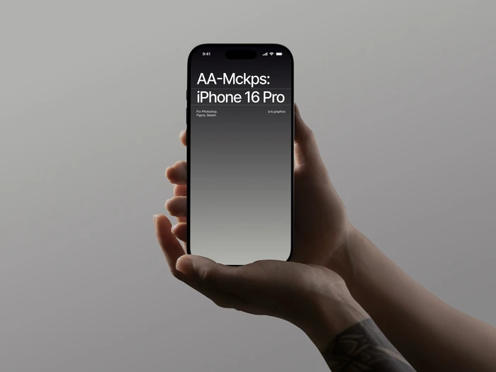 AA-Mockups: iPhone 16 Pro, Scene 10