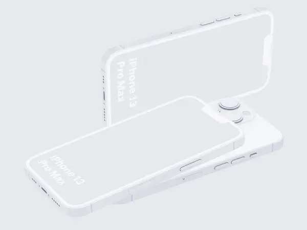 iPhone 13 Pro Clay Mockups: 13