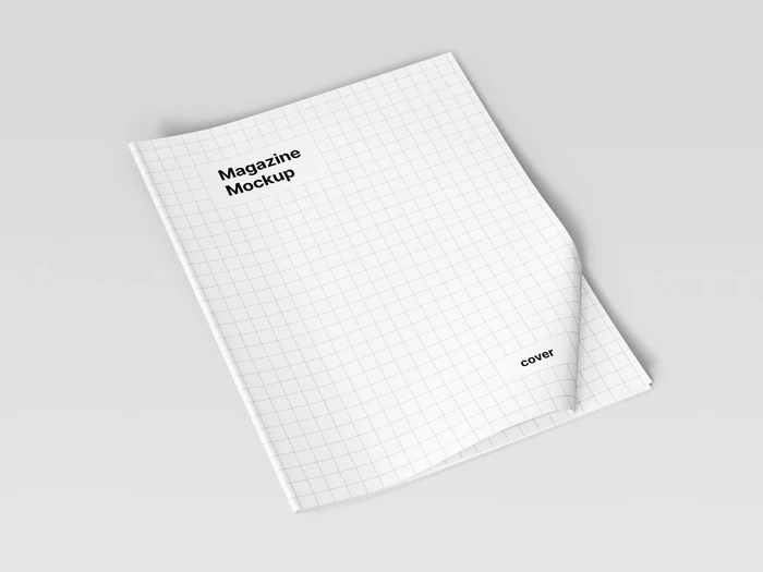 Magazine Mockup, US Landscape, 01