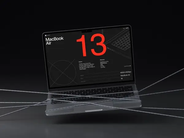L-Mockups: MacBook Air 03