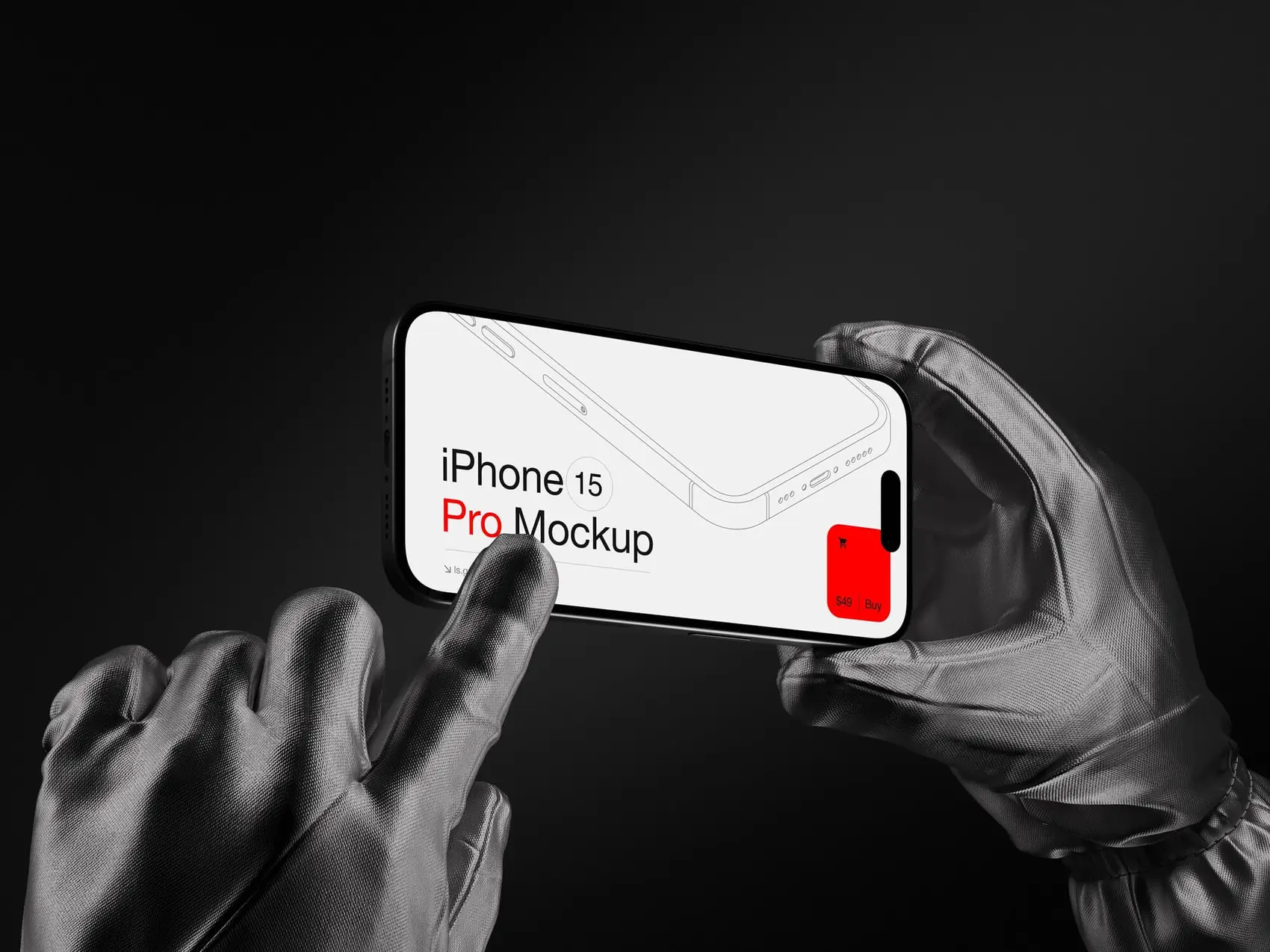 P-Mockups, iPhone 15 Pro, 16 1