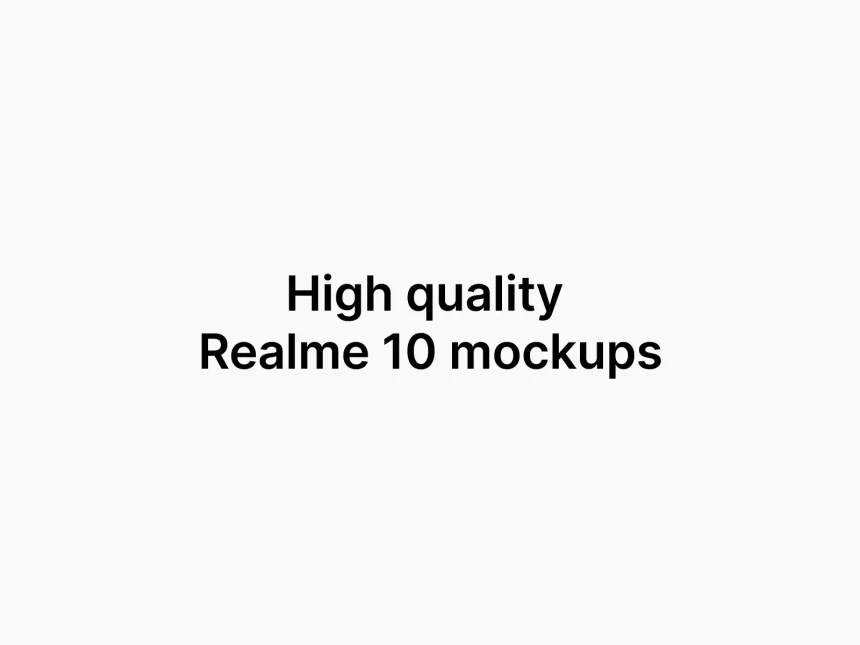 Realme 10 Mockups 2