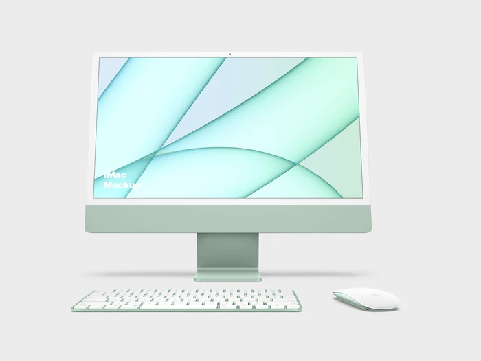 iMac 24-inch Mockups, 03