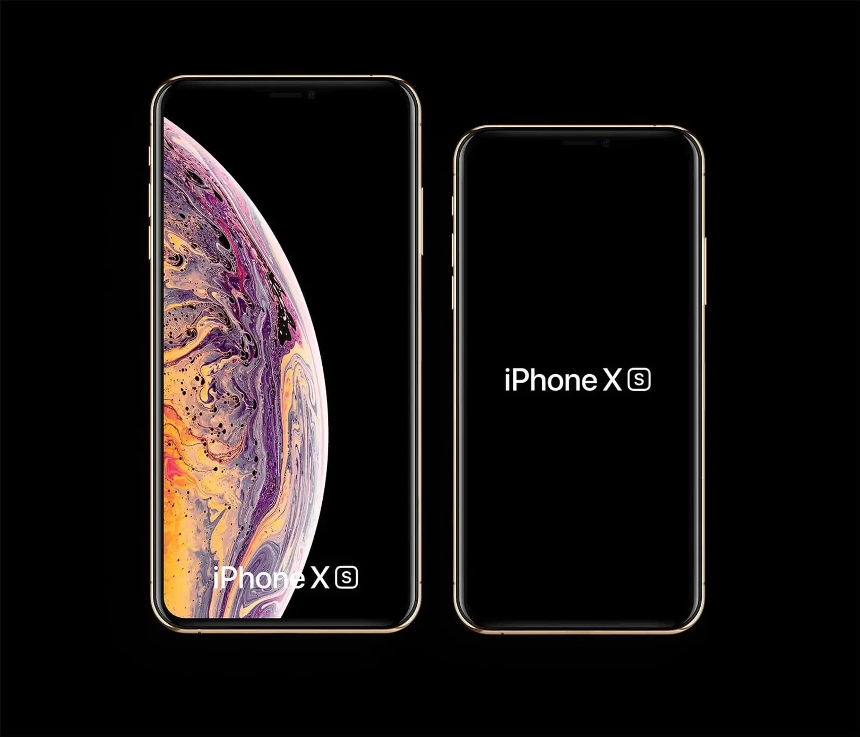 Free iPhone XS, iPhone XS Max Mockups 1