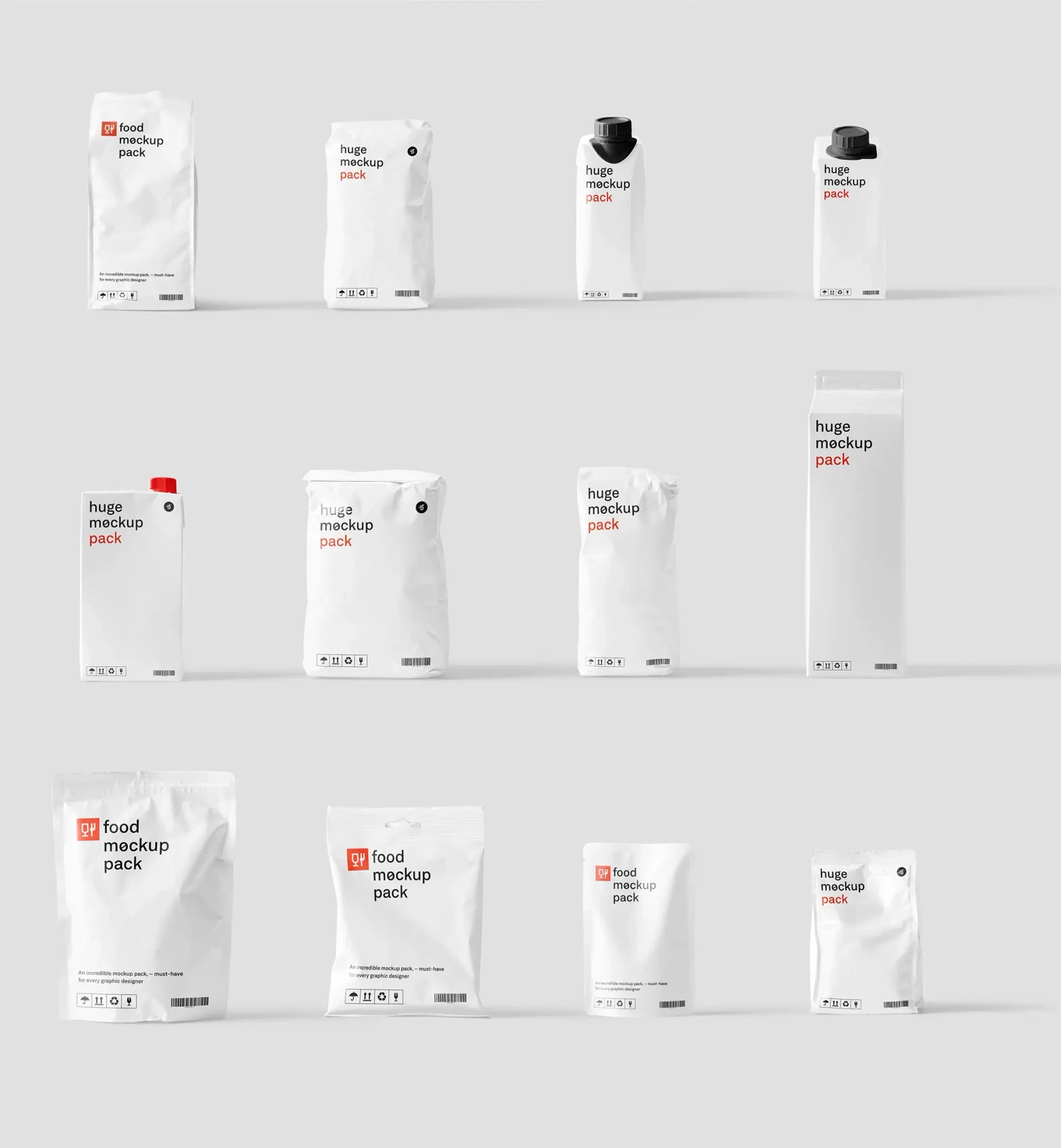 Food Packages Mockups 4