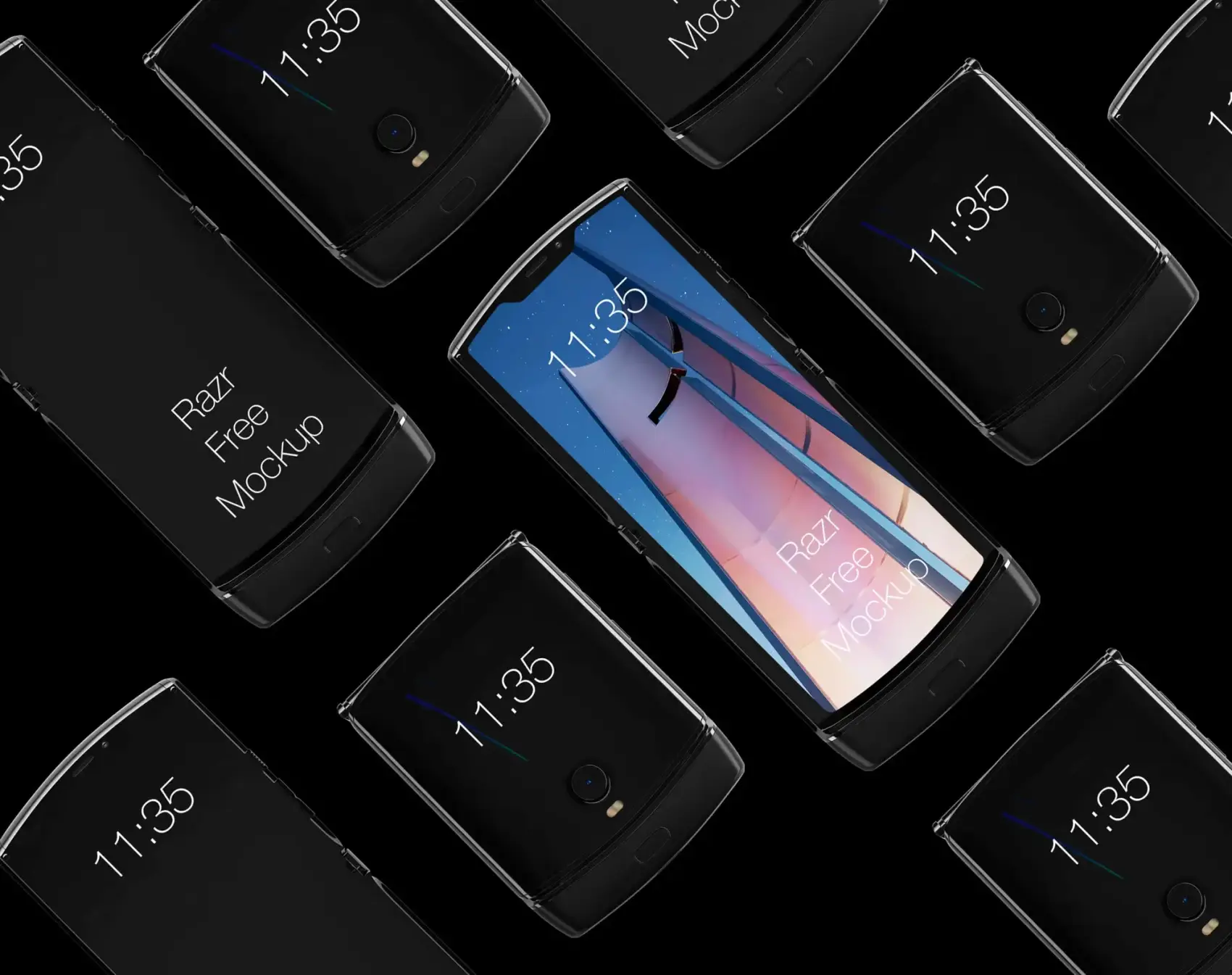 Free Motorola Razr Mockup 2