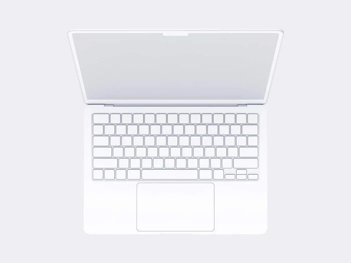 MacBook Air (M2) Clay Mockups, 10