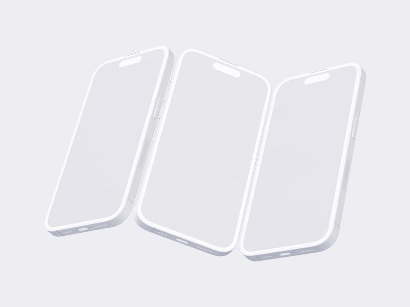 iPhone 14 Pro Clay Mockup, 13