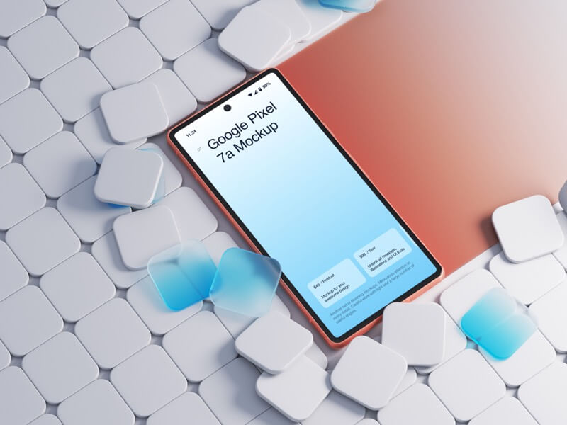 H-Mockups: Google Pixel 7a, 06