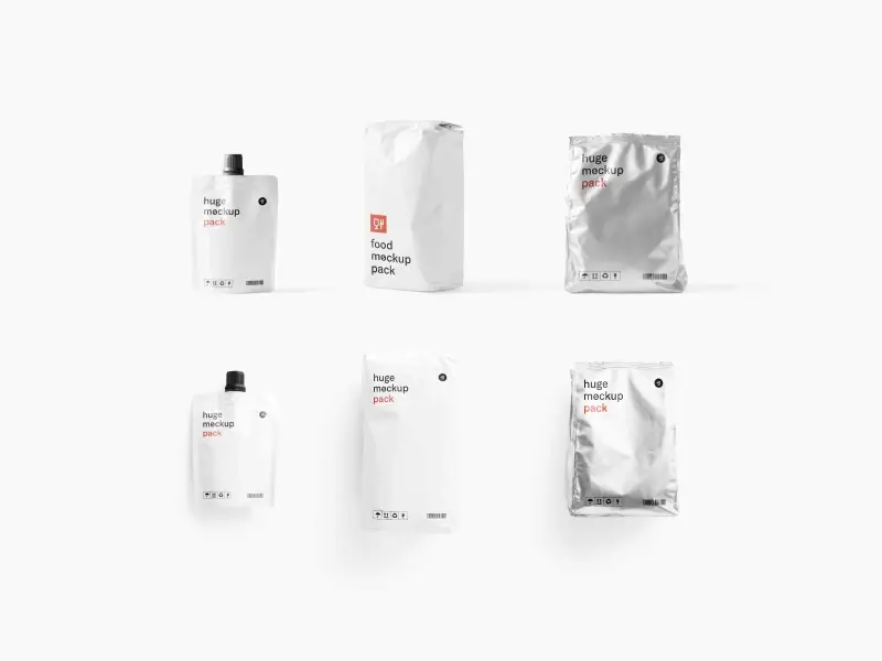 Food Packages Mockups