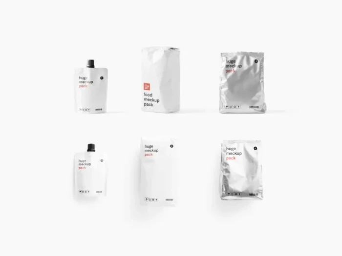 Food Packages Mockups