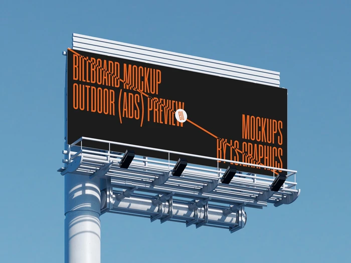 Billboard Mockup, Environment, EU Scene 05