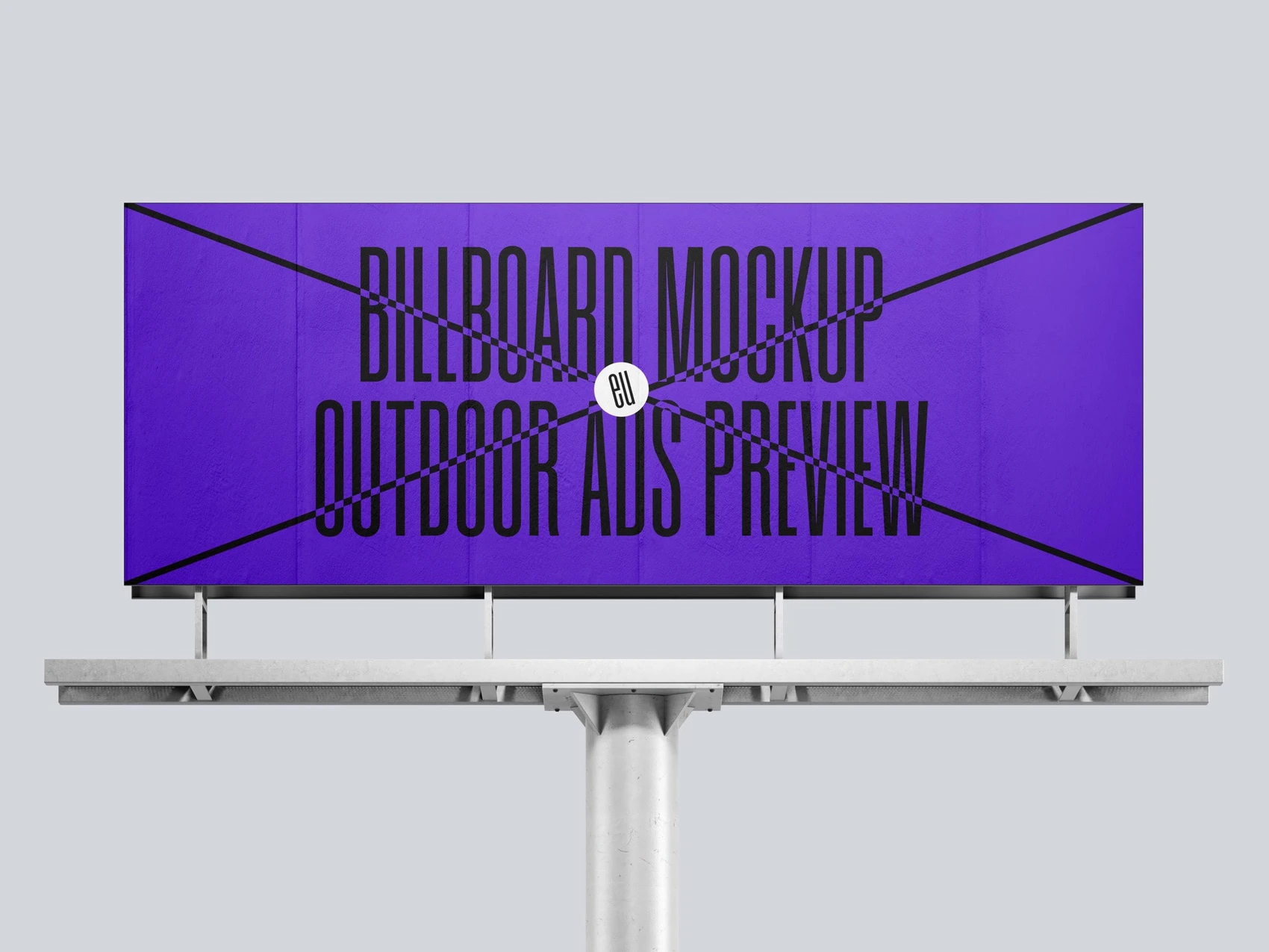 Billboard Mockup, Isolated, EU Scene 03 1