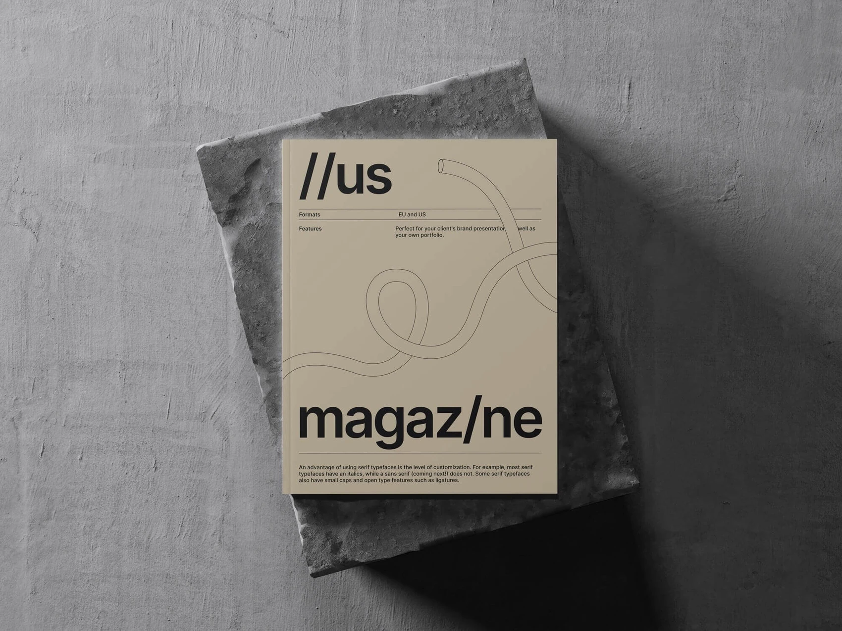 Bode, Magazine Mockup, US, 02 1